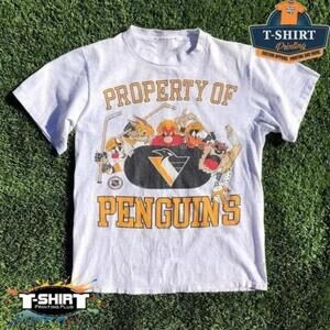 90S Pittsburgh Penguins Looney Tunes Shirt, Pittsburgh Penguins Shirt